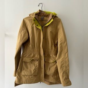 Sweaty Betty Snowdonia Mustard Yellow Rain Jacket